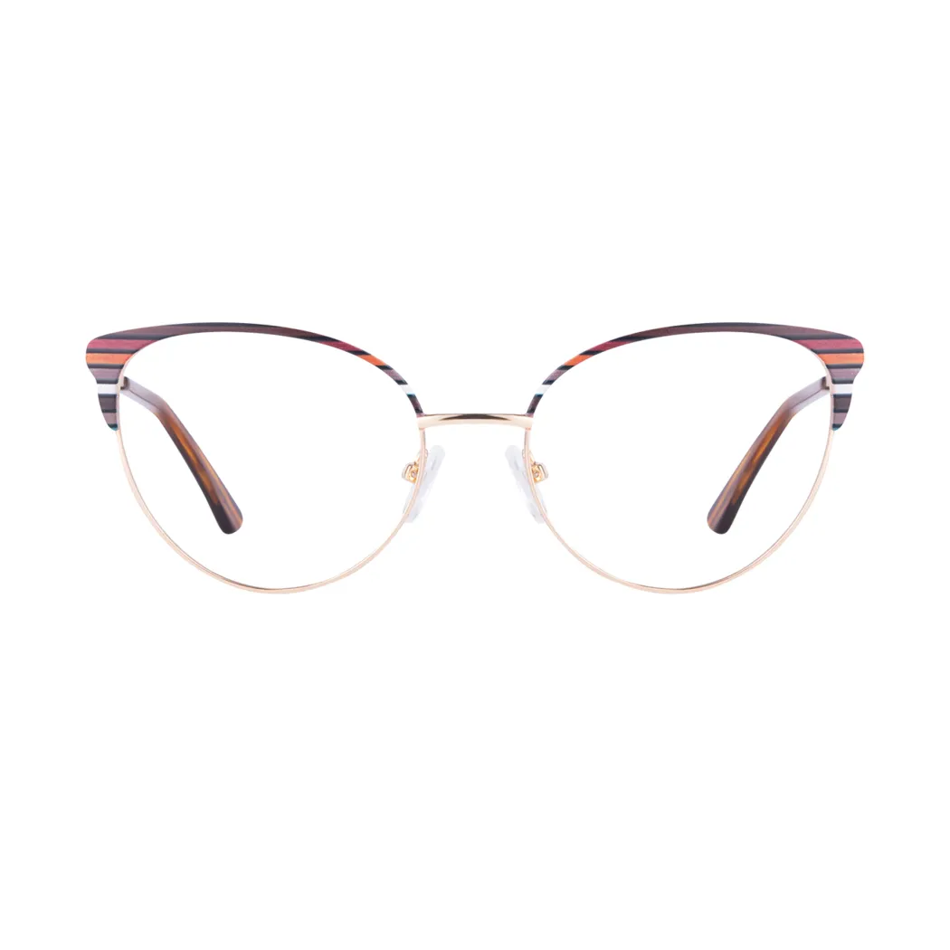 Browline Brown Eyeglasses