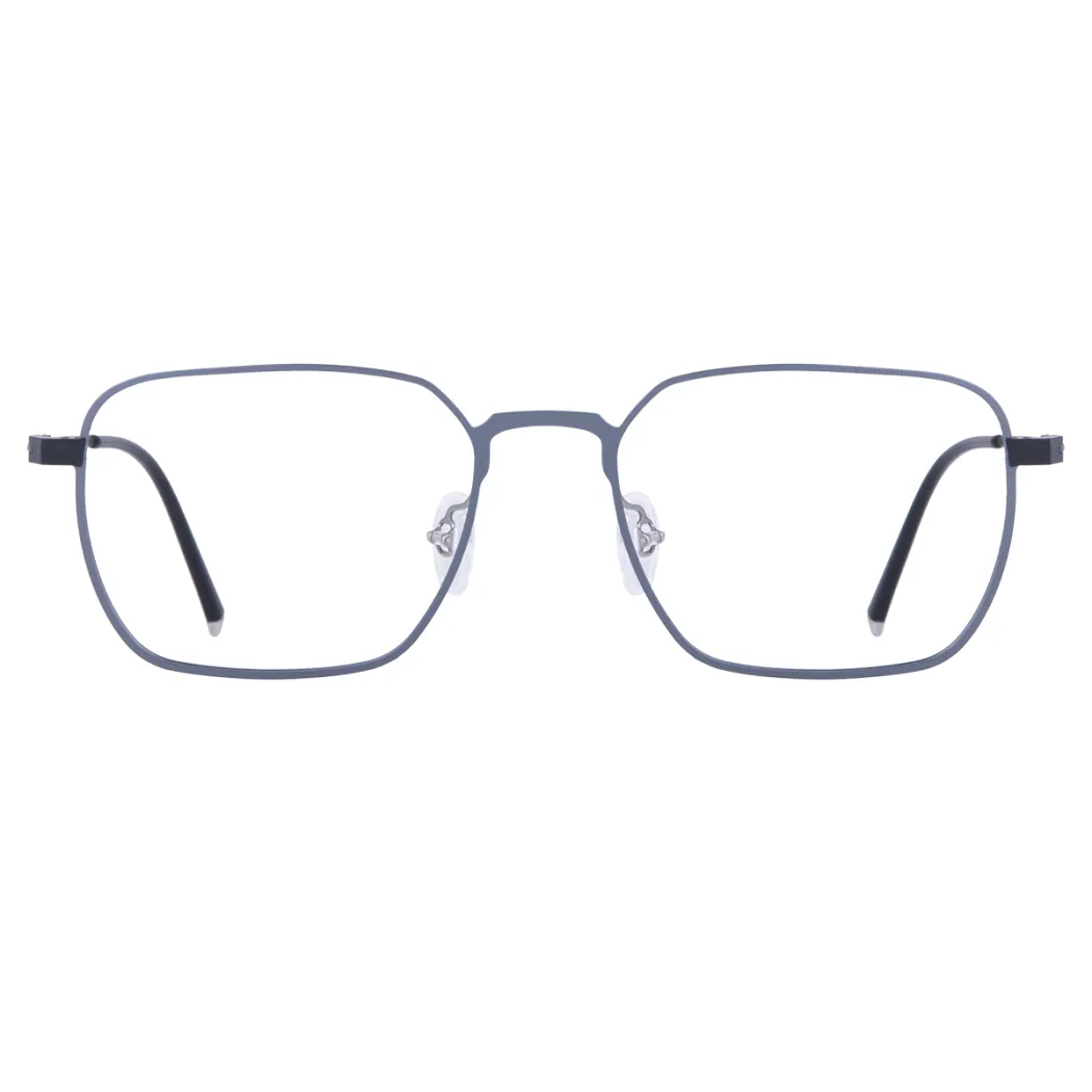 Square Silver Eyeglasses
