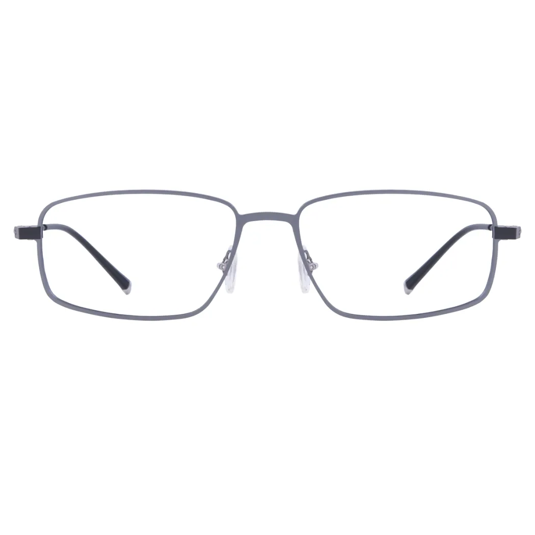 Rectangle Grey Eyeglasses