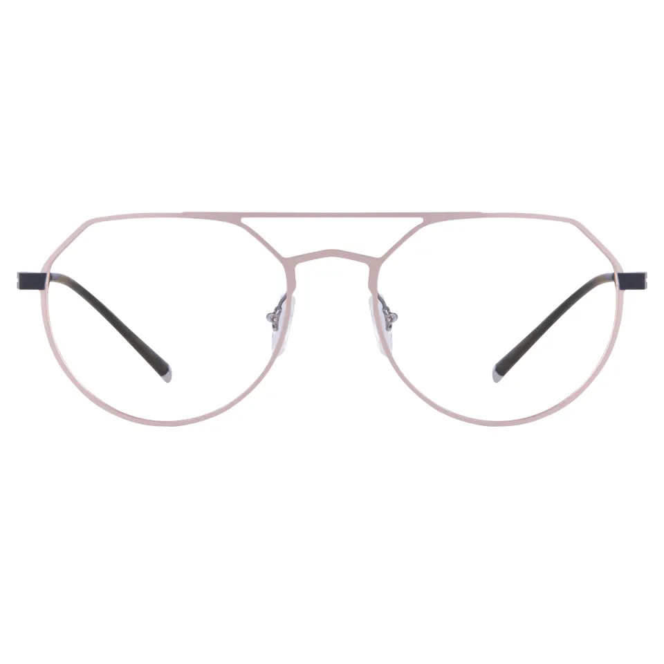 Aviator Rose Gold Eyeglasses