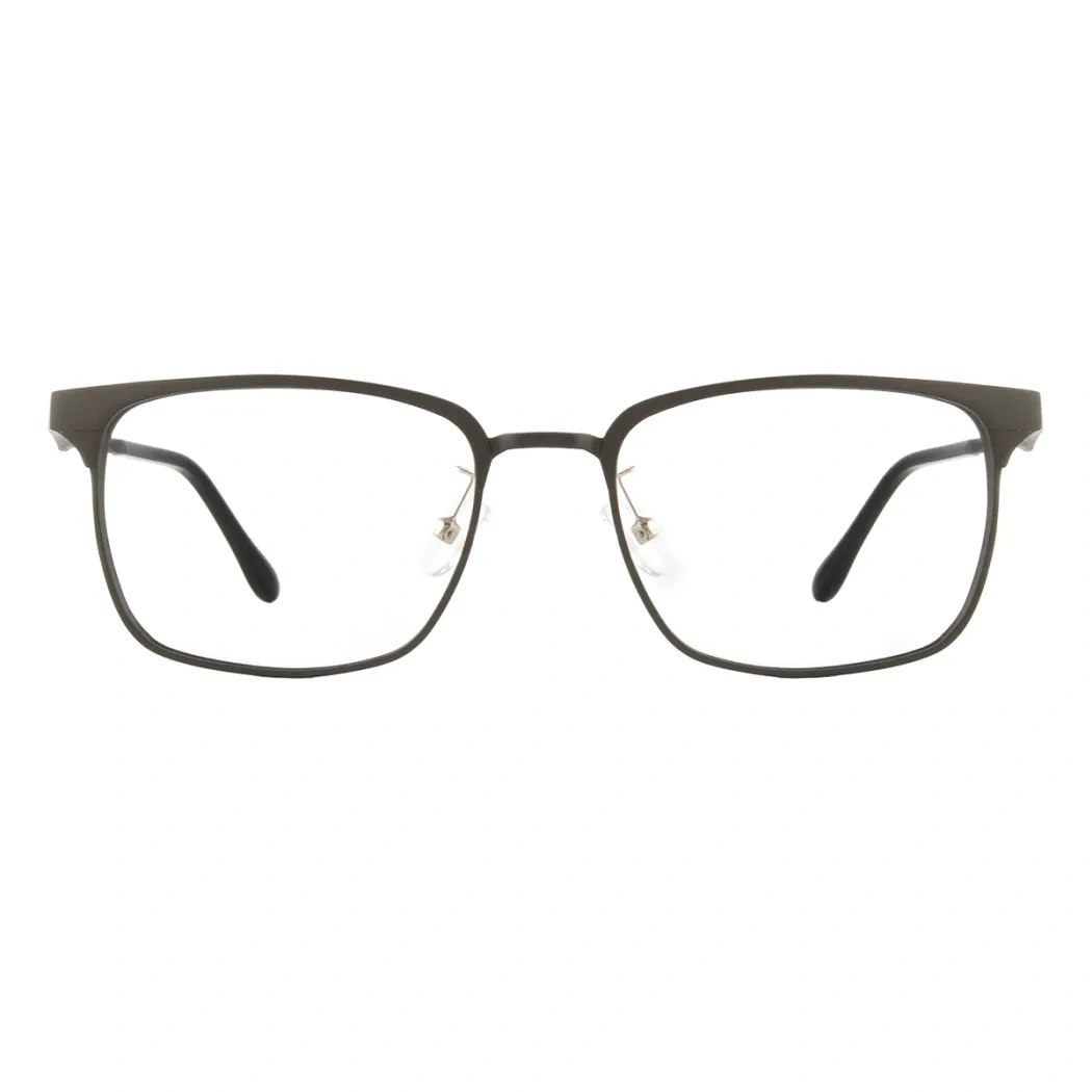 Rectangle Matte Black Eyeglasses