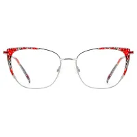 Square Ruby Tortoiseshell Eyeglasses