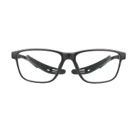 Rectangle Transparent Gray Eyeglasses