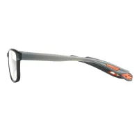 Rectangle Black/Orange Eyeglasses