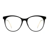 Round Black Eyeglasses