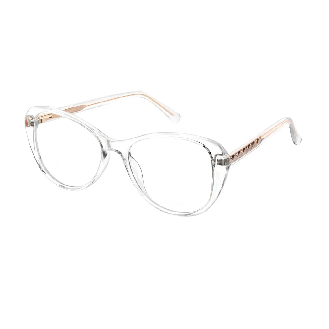 Oval Clear Eyeglasses
