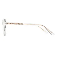 Oval Clear Eyeglasses