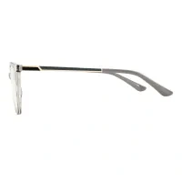 Cat-eye Transparent Gray Eyeglasses