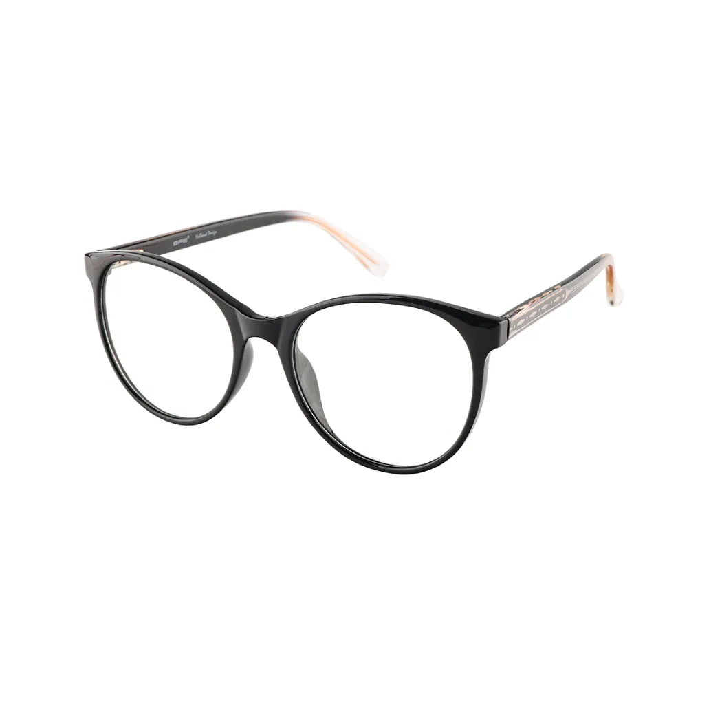 Oval Black Eyeglasses