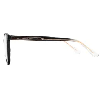 Oval Black Eyeglasses