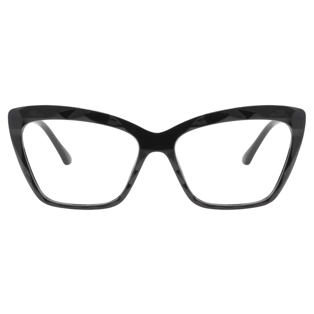 Cat-eye Black Reading Glasses