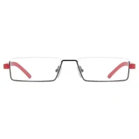 Rectangle Red Reading Glasses
