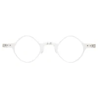 Round White Reading Glasses