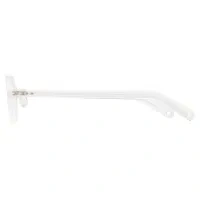 Round White Reading Glasses