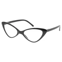 Cat-eye Black Reading Glasses