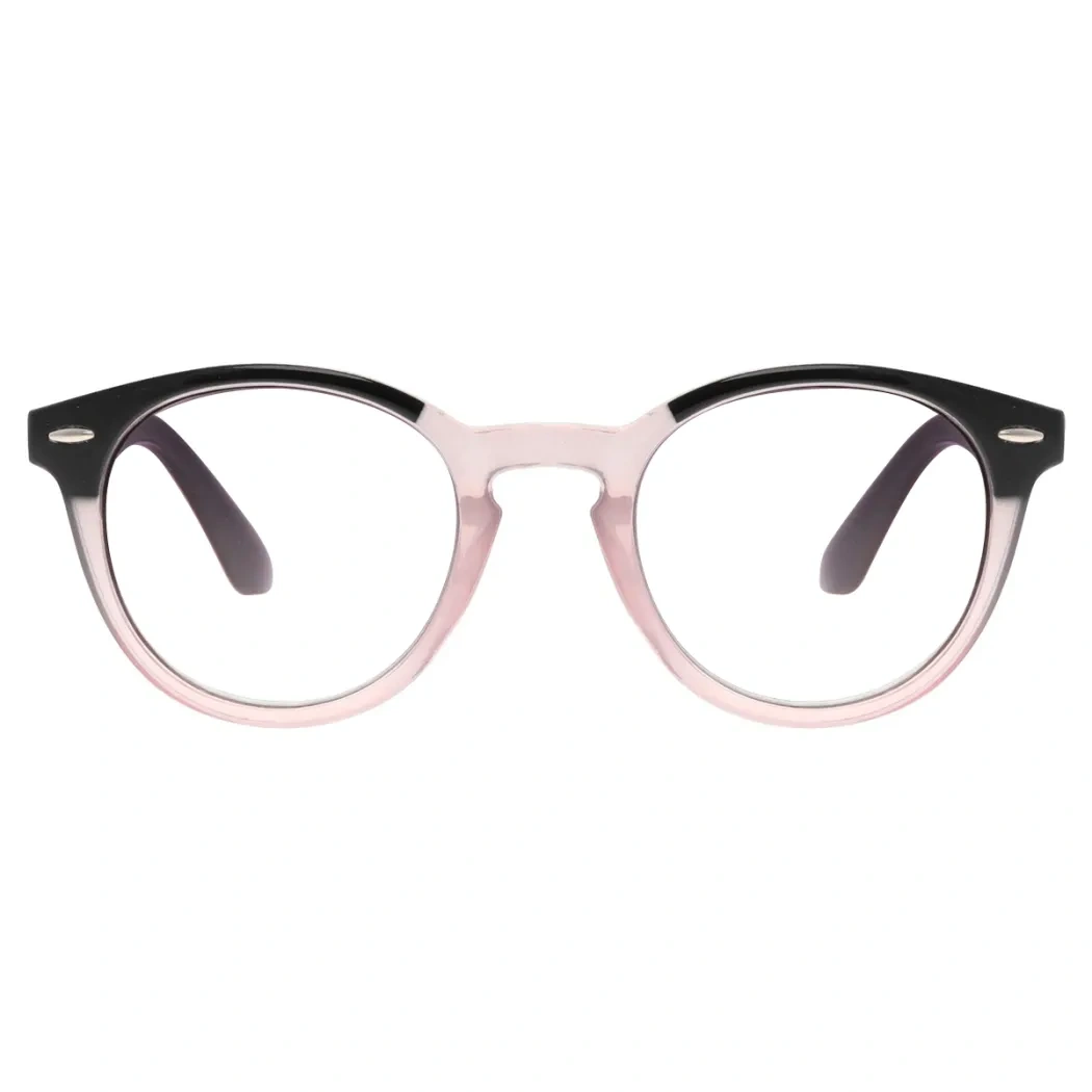 Round Pink Reading Glasses