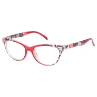 Cat-eye Red Reading Glasses