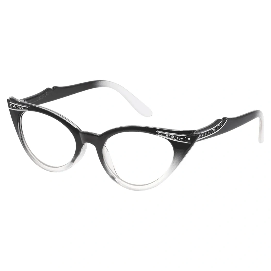 Cat-eye Black Reading Glasses