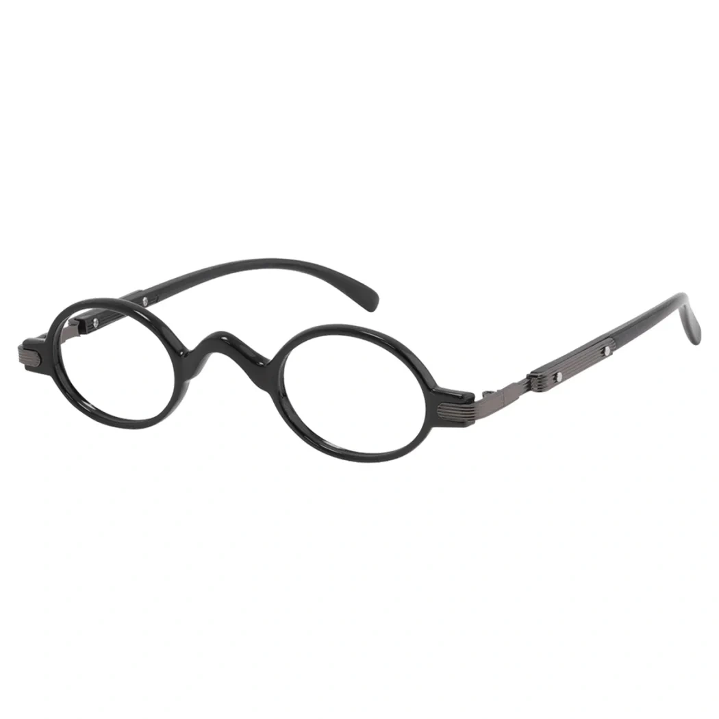 Round Black Reading Glasses