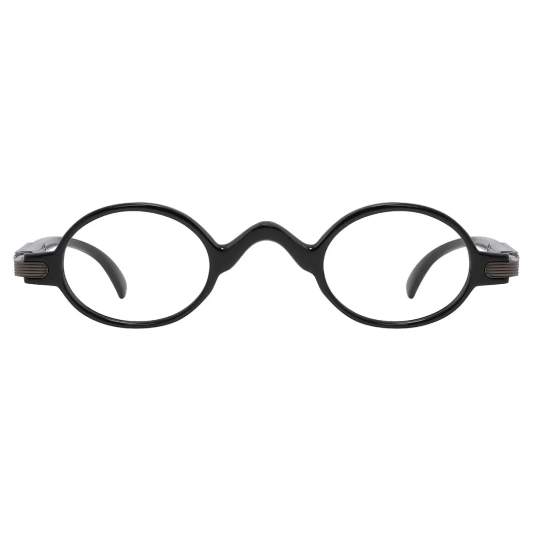 Round Black Reading Glasses