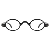 Round Black Reading Glasses