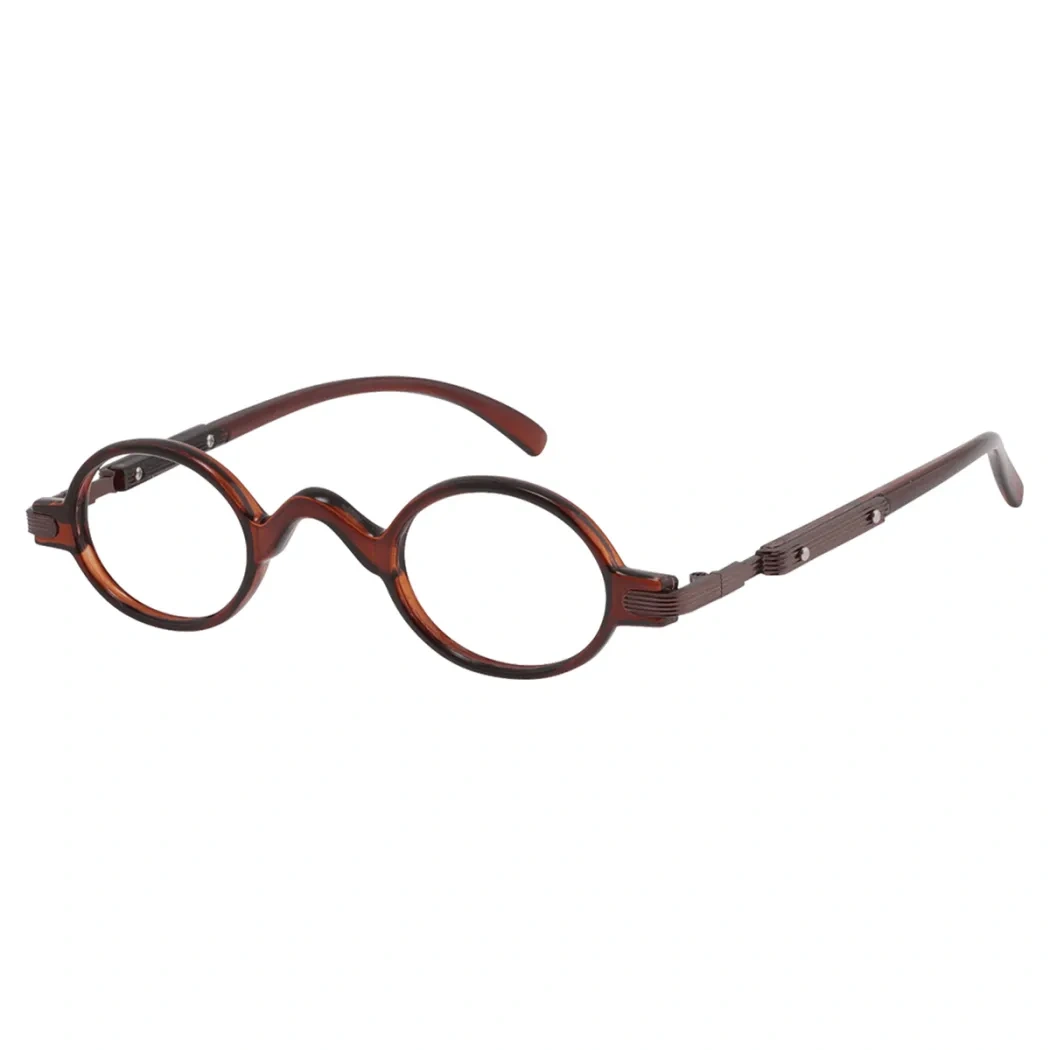 Round Dark Tortoiseshell Reading Glasses