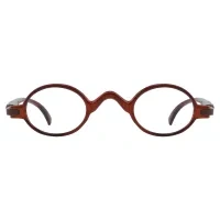 Round Dark Tortoiseshell Reading Glasses