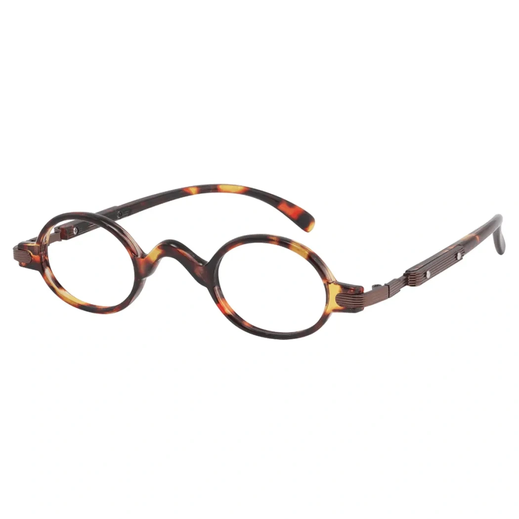 Round Lemon Tortoiseshell Reading Glasses