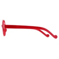 Geometric Red Reading Glasses