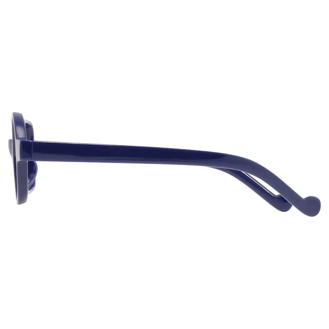 Geometric Blue Reading Glasses