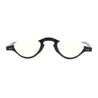 Oval Black Reading Glasses