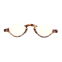 Oval Red Reading Glasses