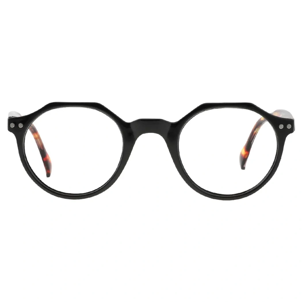 Round Black Reading Glasses