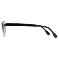 Round Gradient Black Reading Glasses