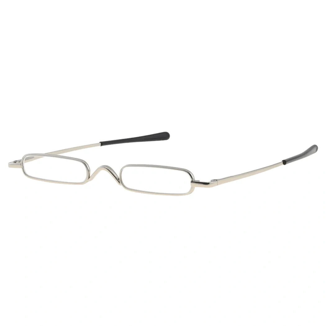 Geometric Silver Reading Glasses