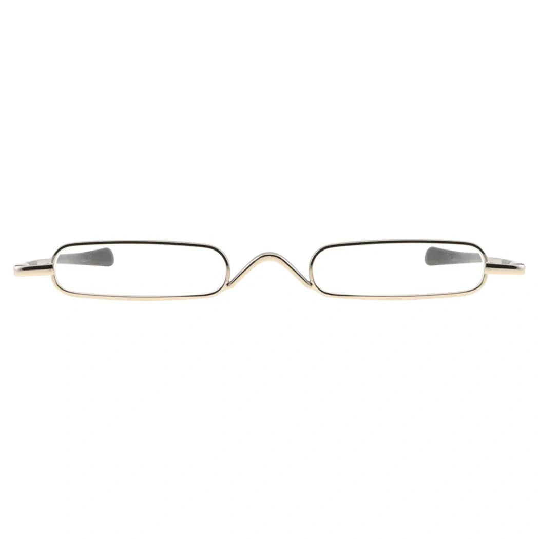 Geometric Silver Reading Glasses