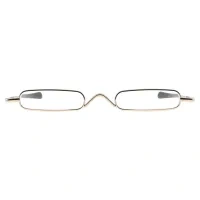 Geometric Silver Reading Glasses