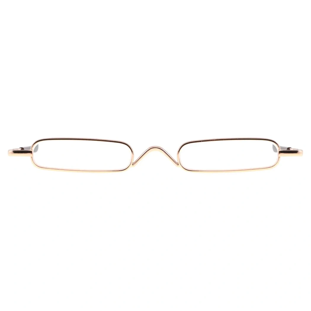 Geometric Gold Reading Glasses