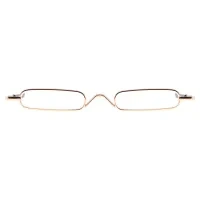 Geometric Gold Reading Glasses