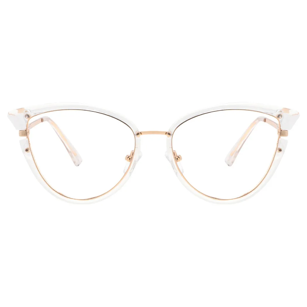 Cat-eye Clear Eyeglasses
