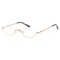 Oval Wood Reading Glasses