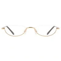 Oval Wood Reading Glasses
