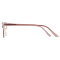 Oval Pale Pink Eyeglasses