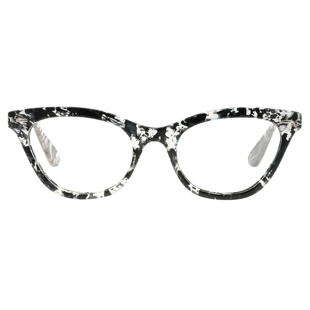 Cat-eye Black Reading Glasses