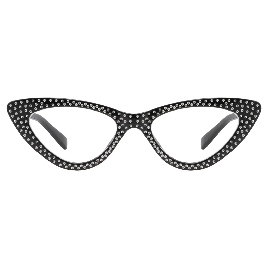 Cat-eye Black Reading Glasses