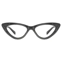 Cat-eye Black Reading Glasses