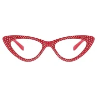 Cat-eye Red Reading Glasses