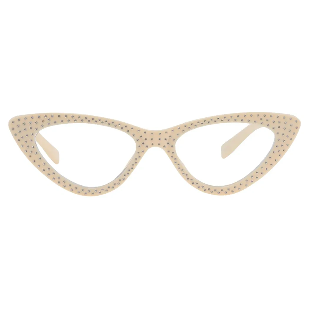 Cat-eye Clear Reading Glasses