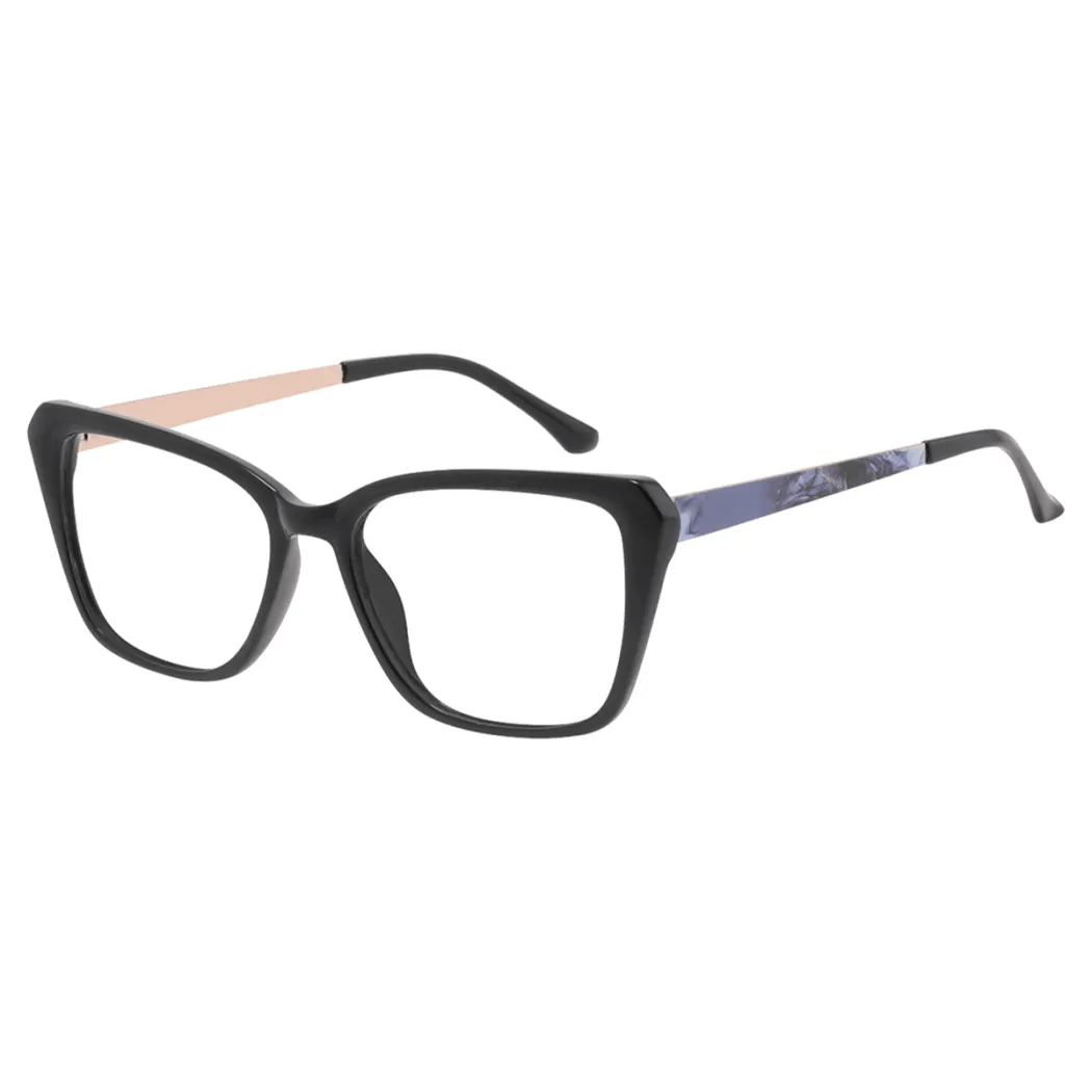 Square Black Eyeglasses