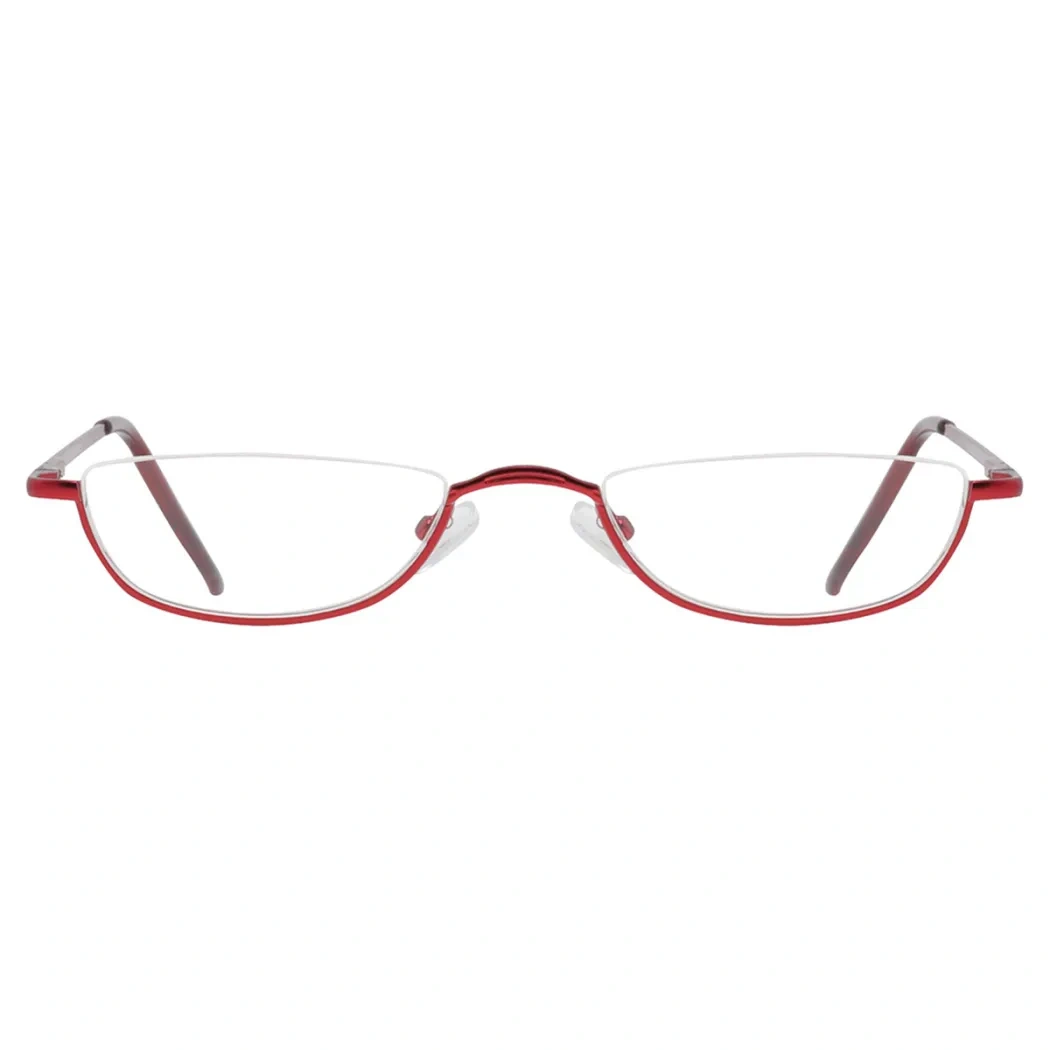 Rectangle Red Reading Glasses